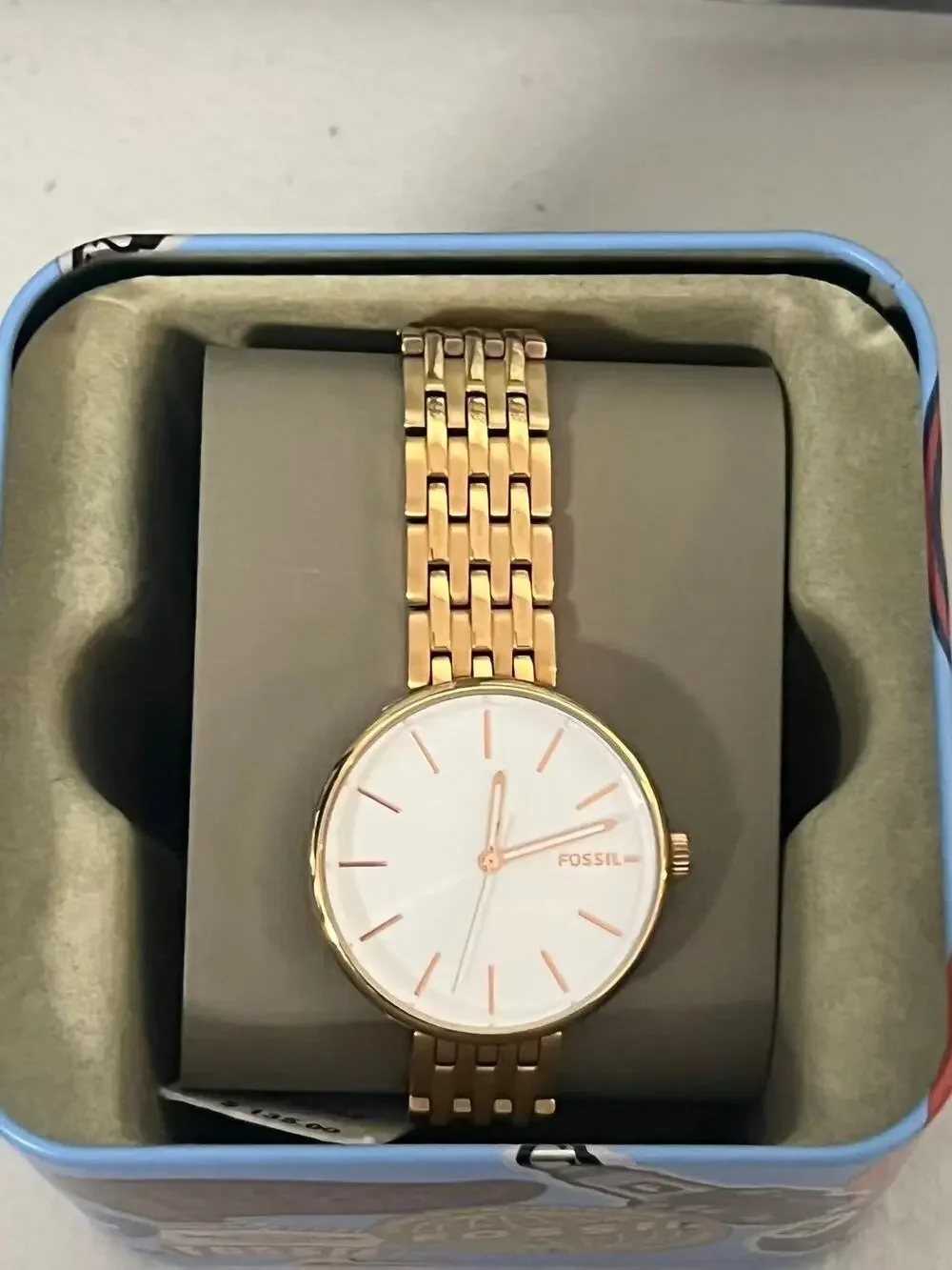 Fossil BQ3463 Hutton Series Rose Gold Women's Wristwatch
